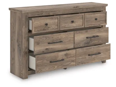 Signature Design by Ashley Rusticott King Poster Bed, Dresser and Nightstand - PCB2260B9