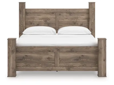 Signature Design by Ashley Rusticott King Poster Bed, Dresser and Nightstand - PCB2260B9