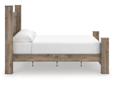 Signature Design by Ashley Rusticott King Poster Bed, Dresser and Nightstand - PCB2260B9