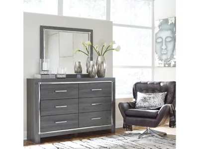 Signature Design by Ashley Lodanna Full Storage Bed, Dresser, Mirror, Chest and Nightstand - B214B59