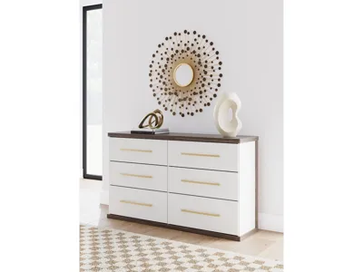 Signature Design by Ashley Kendanport Queen Upholstered Bed, Dresser and Nightstand - PCB1108B9