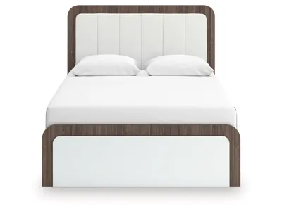 Signature Design by Ashley Kendanport Queen Upholstered Bed, Dresser, Mirror and Nightstand - PCB1108B10