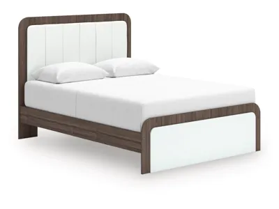 Signature Design by Ashley Kendanport Queen Upholstered Bed, Dresser, Mirror and Nightstand - PCB1108B10