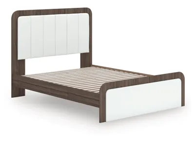 Signature Design by Ashley Kendanport Queen Upholstered Bed, Dresser, Mirror and Nightstand - PCB1108B10