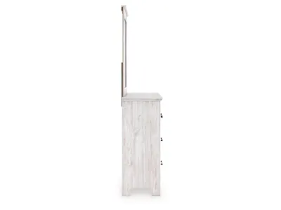 Signature Design by Ashley Makidern Queen Panel Bed with Storage, Dresser and Mirror - PCB1171B6