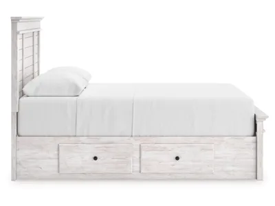 Signature Design by Ashley Makidern Queen Panel Bed with Storage, Dresser and Mirror - PCB1171B6
