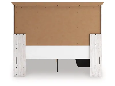 Signature Design by Ashley Makidern Queen Panel Bed with Storage, Dresser and Mirror - PCB1171B6