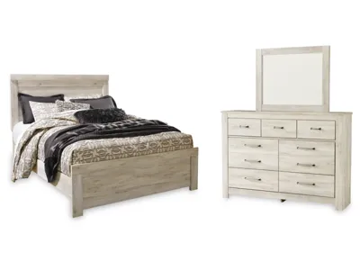 Signature Design by Ashley Bellaby Queen Panel Bed, Dresser and Mirror - B331B3