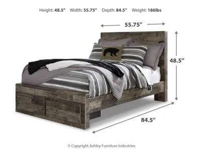 Signature Design by Ashley Derekson Full Storage Bed, Dresser and Nightstand - B200B85