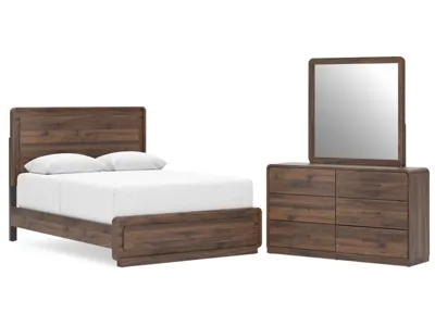 Signature Design by Ashley Fortlorn Queen Panel Bed, Dresser and Mirror - PCB386B3