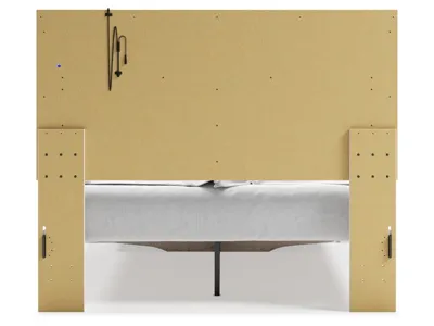 Signature Design by Ashley Altyra Queen Upholstered Panel Storage Bed, Dresser and Mirror - B2640B26