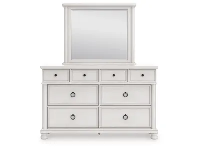 Signature Design by Ashley Rowlenstown Queen Poster Bed, Dresser and Mirror - PCB823B3
