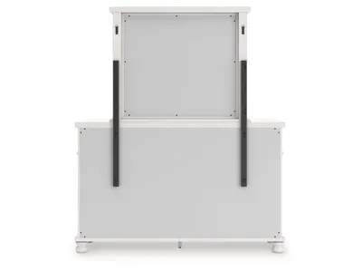 Signature Design by Ashley Rowlenstown Queen Poster Bed, Dresser and Mirror - PCB823B3