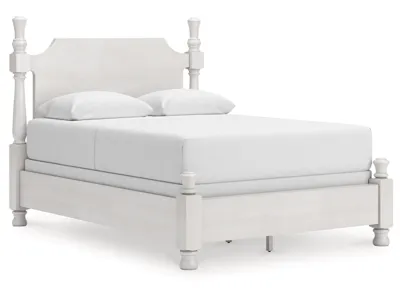 Signature Design by Ashley Rowlenstown Queen Poster Bed, Dresser and Mirror - PCB823B3