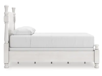 Signature Design by Ashley Rowlenstown Queen Poster Bed, Dresser and Mirror - PCB823B3