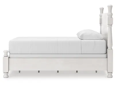 Signature Design by Ashley Rowlenstown Queen Poster Bed, Dresser and Mirror - PCB823B3