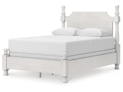 Signature Design by Ashley Rowlenstown Queen Poster Bed, Dresser and Mirror - PCB823B3