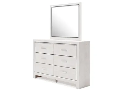 Signature Design by Ashley Altyra Queen Bookcase Storage Bed, Dresser and Mirror - B2640B27