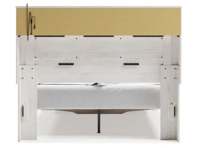 Signature Design by Ashley Altyra Queen Bookcase Storage Bed, Dresser and Mirror - B2640B27