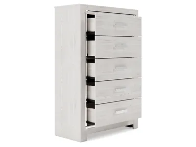 Signature Design by Ashley Altyra Queen Bookcase Bed, Dresser, Chest and Nightstand - B2640B77
