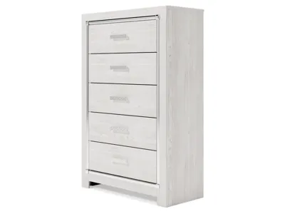 Signature Design by Ashley Altyra Queen Bookcase Bed, Dresser, Chest and Nightstand - B2640B77