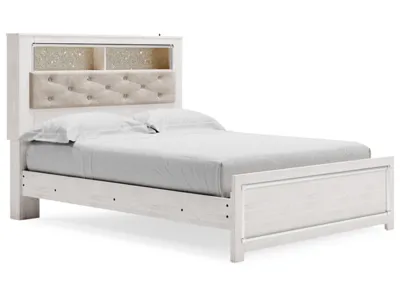 Signature Design by Ashley Altyra Queen Bookcase Bed, Dresser, Chest and Nightstand - B2640B77