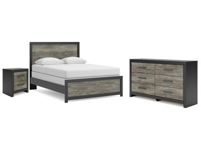 Signature Design by Ashley Broachmyn Queen Panel Bed, Dresser and Nightstand - PCB1118B22