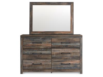 Signature Design by Ashley Drystan King Bookcase Storage Bed, Dresser, Mirror, Chest and 2 Nightstands - B211B119
