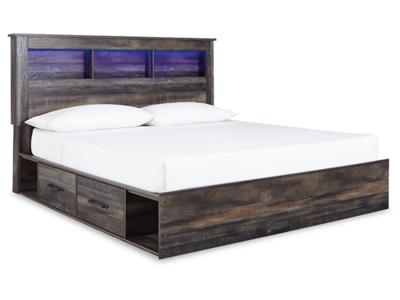 Signature Design by Ashley Drystan King Bookcase Storage Bed, Dresser, Mirror, Chest and 2 Nightstands - B211B119