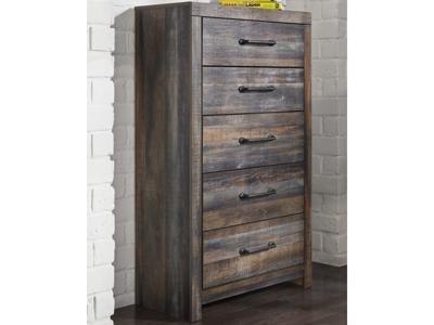 Signature Design by Ashley Drystan King Bookcase Storage Bed, Dresser, Mirror, Chest and 2 Nightstands - B211B119