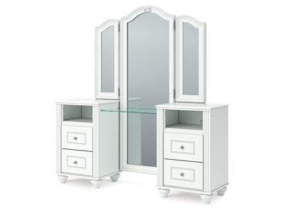 Signature Design by Ashley Kozlani Vanity, Mirror and Stool - PCB1819B11