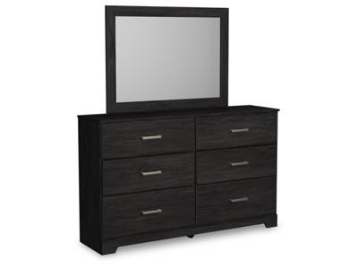 Signature Design by Ashley Belachime Full Panel Bed, Dresser, Mirror and Nightstand - B2589B18
