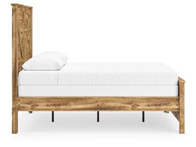 Signature Design by Ashley Maystonna Queen Crossbuck Panel Bed, Dresser, Mirror and Nightstand - PCB1580B8