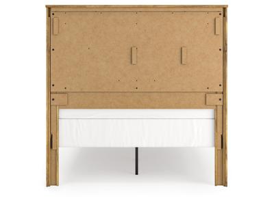 Signature Design by Ashley Maystonna Queen Crossbuck Panel Bed, Dresser, Mirror and Nightstand - PCB1580B8