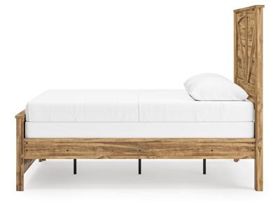 Signature Design by Ashley Maystonna Queen Crossbuck Panel Bed, Dresser, Mirror and Nightstand - PCB1580B8