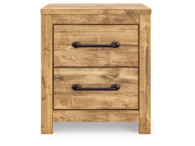 Signature Design by Ashley Maystonna Queen Crossbuck Panel Bed, Dresser, Mirror and Nightstand - PCB1580B8