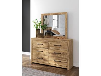 Signature Design by Ashley Maystonna Queen Crossbuck Panel Bed, Dresser, Mirror and Nightstand - PCB1580B8