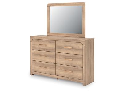 Signature Design by Ashley Kinlanni Queen Panel Bed, Dresser, Mirror and Nightstand - PCB1360B17