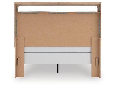 Signature Design by Ashley Kinlanni Queen Panel Bed, Dresser, Mirror and Nightstand - PCB1360B17