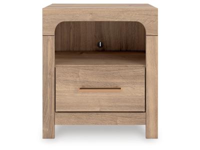Signature Design by Ashley Kinlanni Queen Panel Bed, Dresser, Mirror and Nightstand - PCB1360B17