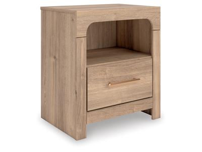 Signature Design by Ashley Kinlanni Queen Panel Bed, Dresser, Mirror and Nightstand - PCB1360B17