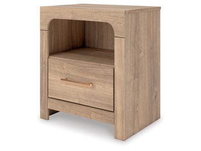 Signature Design by Ashley Kinlanni Queen Panel Bed, Dresser, Mirror and Nightstand - PCB1360B17