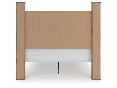 Signature Design by Ashley Rusticott Queen Poster Bed, Dresser, Mirror and Nightstand - PCB2260B13