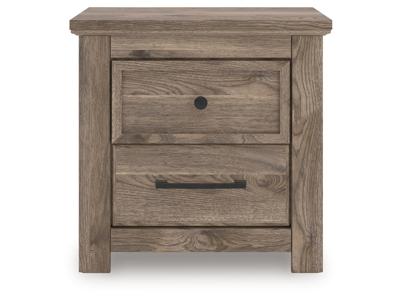 Signature Design by Ashley Rusticott Queen Poster Bed, Dresser, Mirror and Nightstand - PCB2260B13