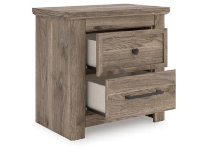 Signature Design by Ashley Rusticott Queen Poster Bed, Dresser, Mirror and Nightstand - PCB2260B13