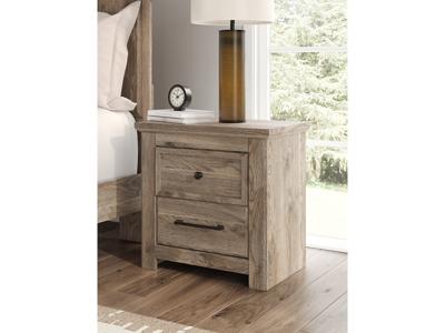 Signature Design by Ashley Rusticott Queen Poster Bed, Dresser, Mirror and Nightstand - PCB2260B13