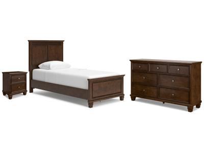 Signature Design by Ashley Danabrin Twin Panel Bed, Dresser and Nightstand - B685B29