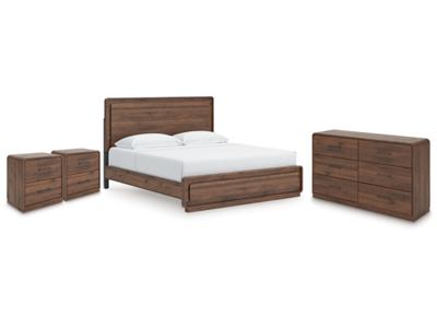 Signature Design by Ashley Fortlorn King Panel Bed, Dresser and 2 Nightstands - PCB386B13