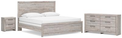 Signature Design by Ashley Broachmyn King Panel Bed, Dresser and Nightstand - PCB1120B14