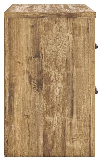 Signature Design by Ashley Maystonna King Crossbuck Panel Bed, Dresser, Mirror and Nightstand - PCB1580B9